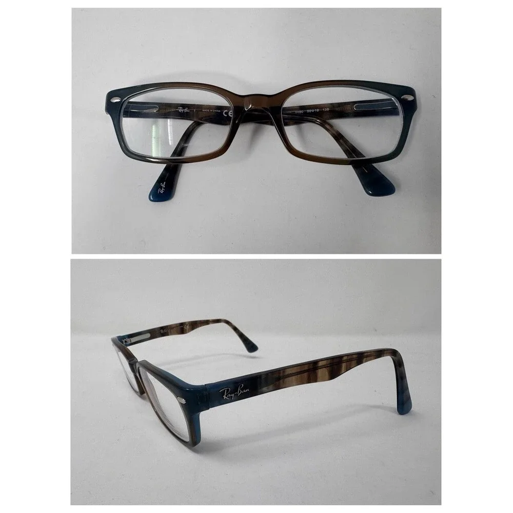 Ray-Ban RB5150 Eyeglass Frames Only 50-19-135 Brown Blue 5490 Authentic